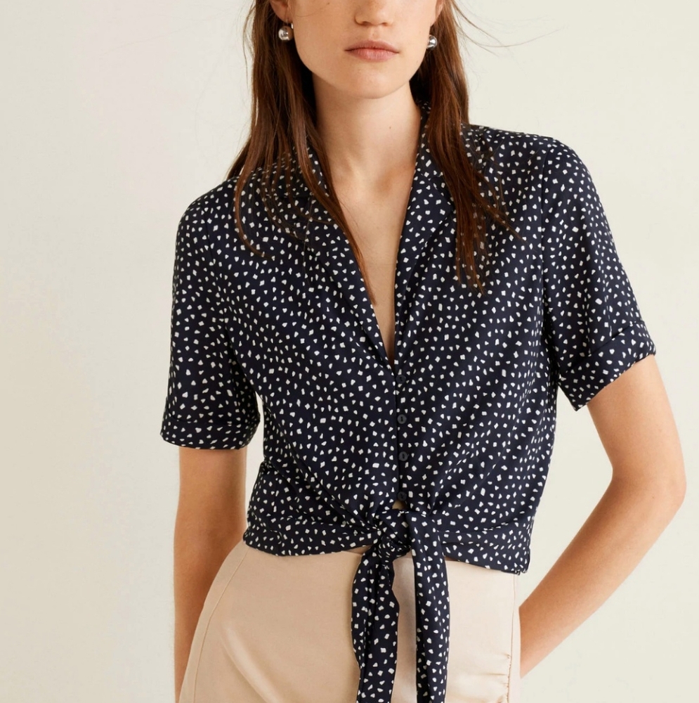 Tie front top